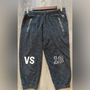 Victoria's Secret | VS 10 Gray Capri Jogger Sweatpants Zipper Pockets | Size XS